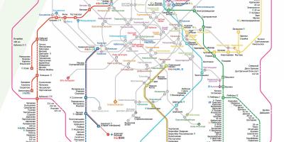 નકશો Moskva ટ્રેન